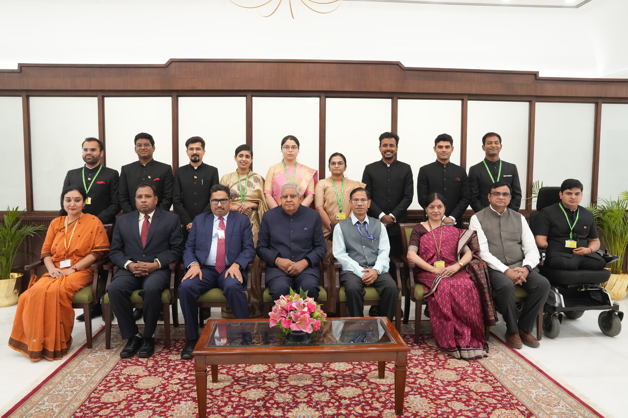 IIS (Officer Trainees) called on the Honourable Vice President of India