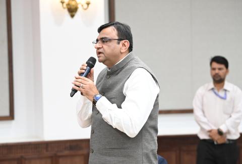 IIS (Officer Trainees) called on the Honourable Vice President of India