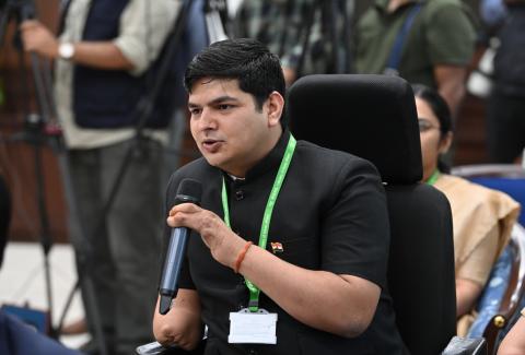 IIS (Officer Trainees) called on the Honourable Vice President of India