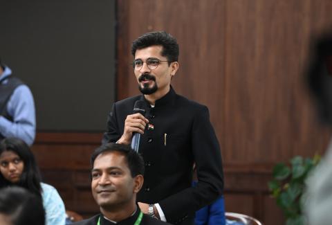 IIS (Officer Trainees) called on the Honourable Vice President of India